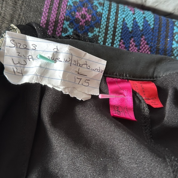 Tye dye brown black striped mesh pleated mini skort - Picture 8 of 8